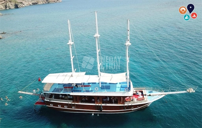 Kemer Özel Tekne Koylar Turu | Sabah veya Günbatımı Turu | Phaselis, Cennet ve Korsan Koyları | VIP